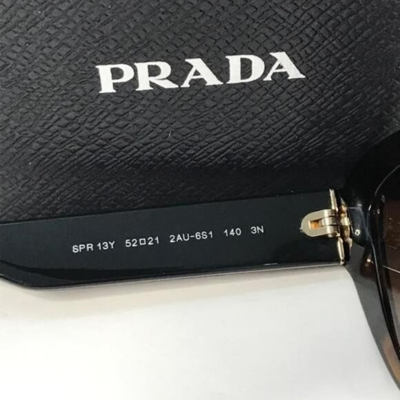New Original PRADA 0PR 13YS SUNGLASSES HAVANA / BROWN GRADIENT WOMEN'S - Picture 11 of 12